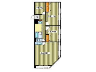 ライズ北５条の物件間取画像